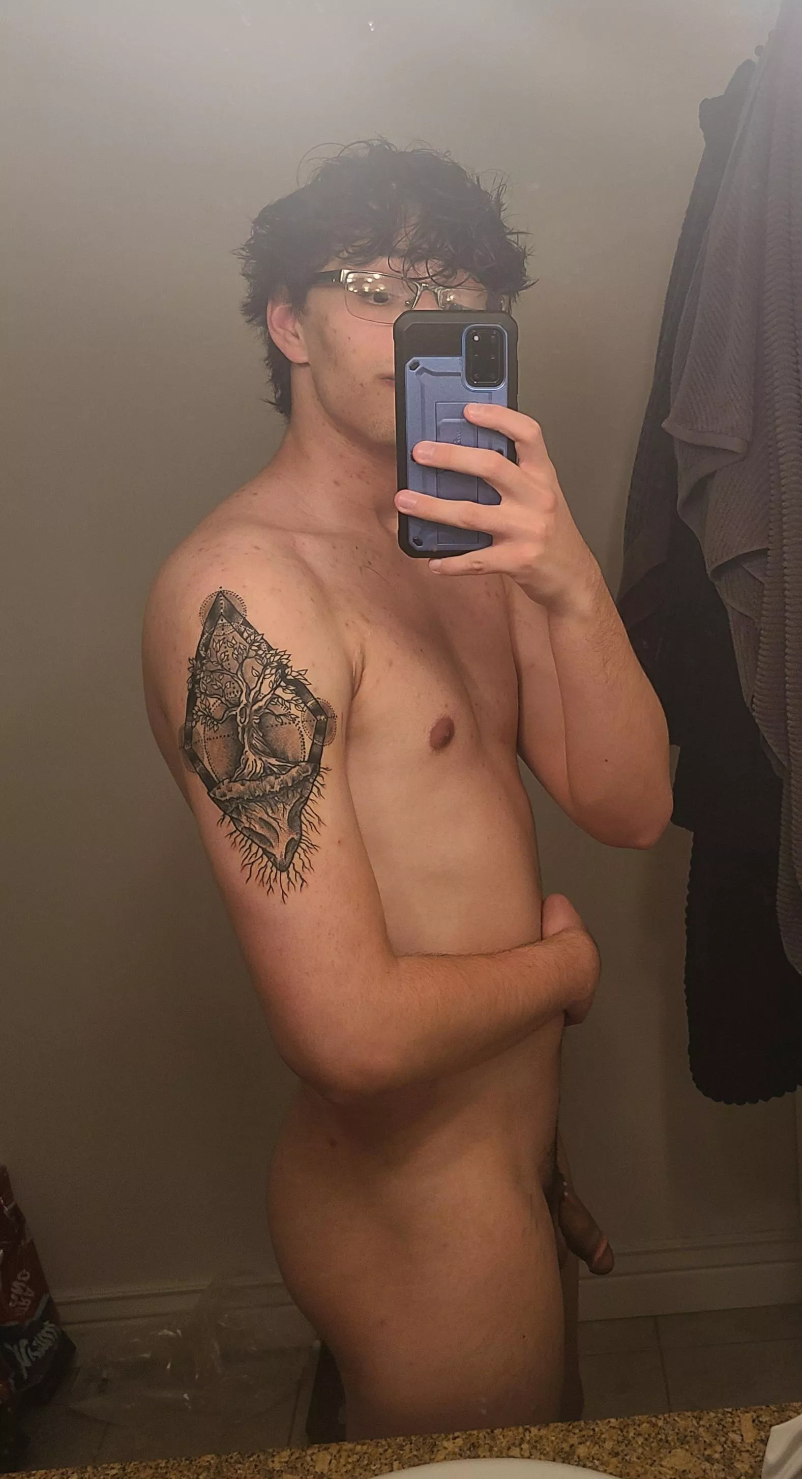 A friend told me my new tattoo gives sky block vibes and I can't un see it 😅 posted by Aware-Ad6926