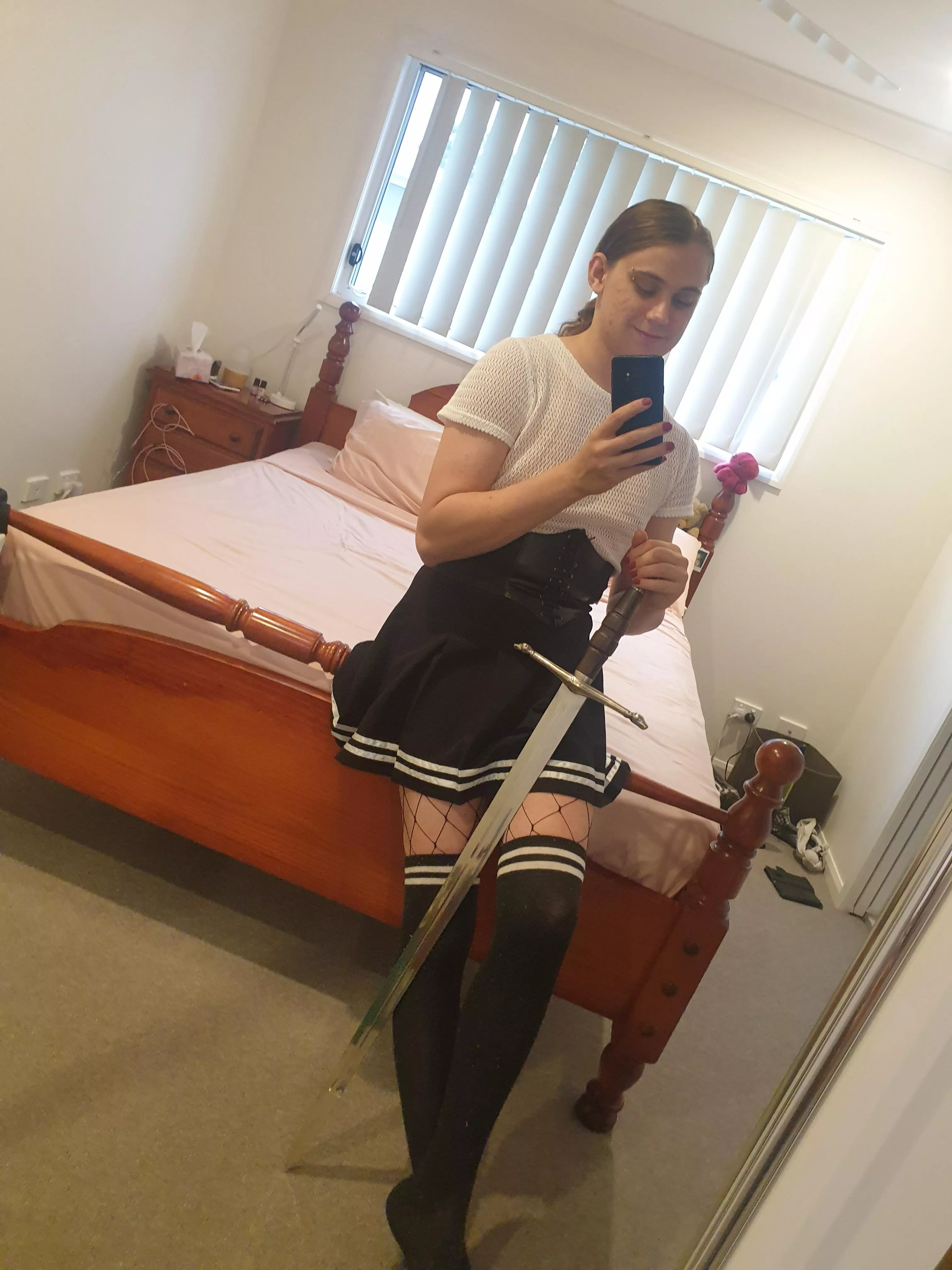 A gal has got to protect themself somehow 😊 posted by Mikaylaslilboo