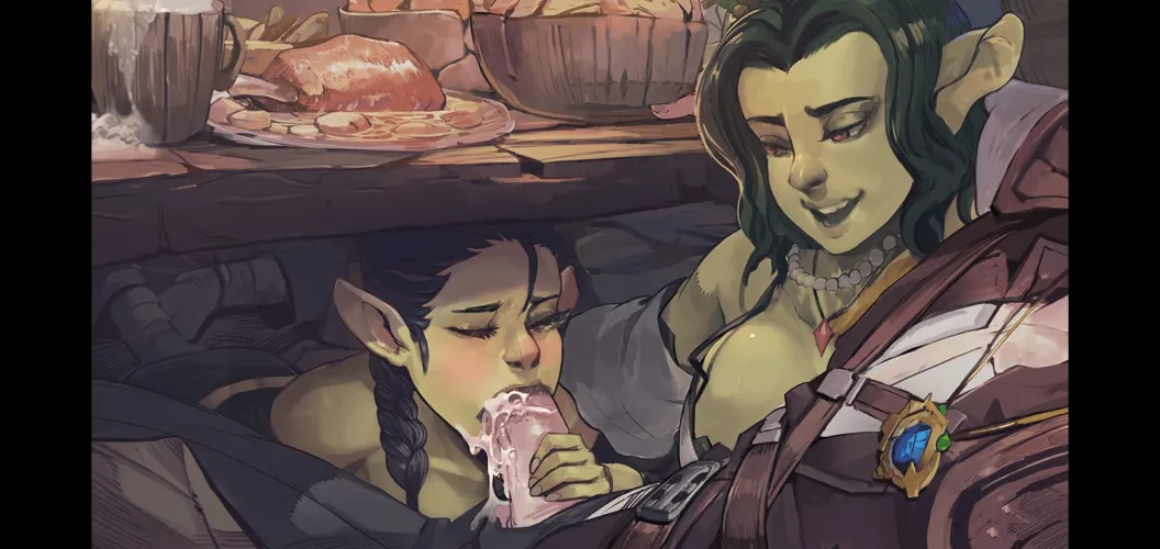 A goblin can easily handle a bigger human (Seeds of Chaos) by MaltHunter40