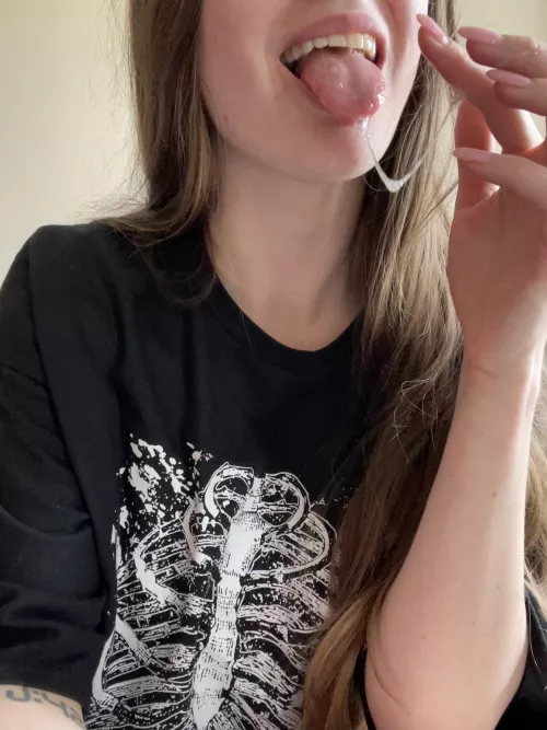 A good blowjob is the best way to make me drool. (IG: yourcanadianbabe) by getmyonlyfans