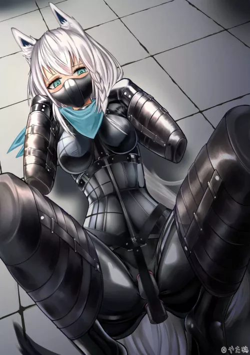 A little bit of petplay and double penetration~ by Bound_Isabella