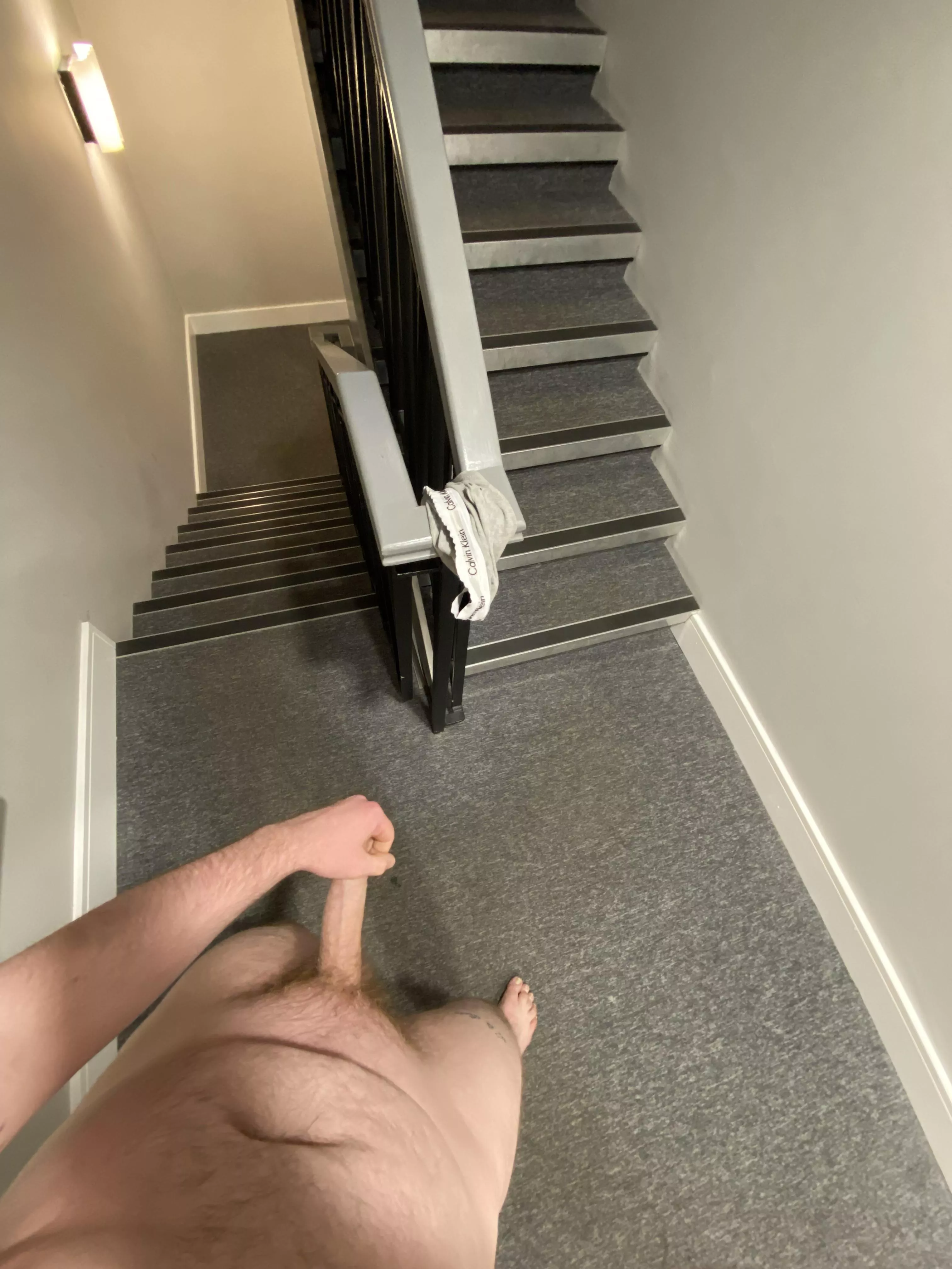 a little horny in the stairwell in my building posted by ratbastarde