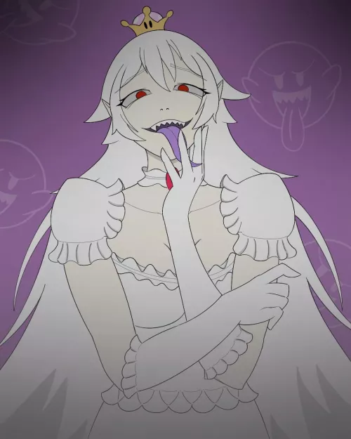 A little lustful (Princess Boo) by Komodo_DrawsClaws