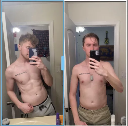 a little motivation for your day (9 month difference) by b_aaron_