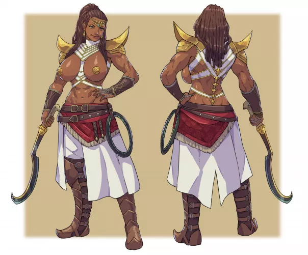 A Modestly Dressed Warrior.(@cirenkoyenk) by TheTMoneyMan