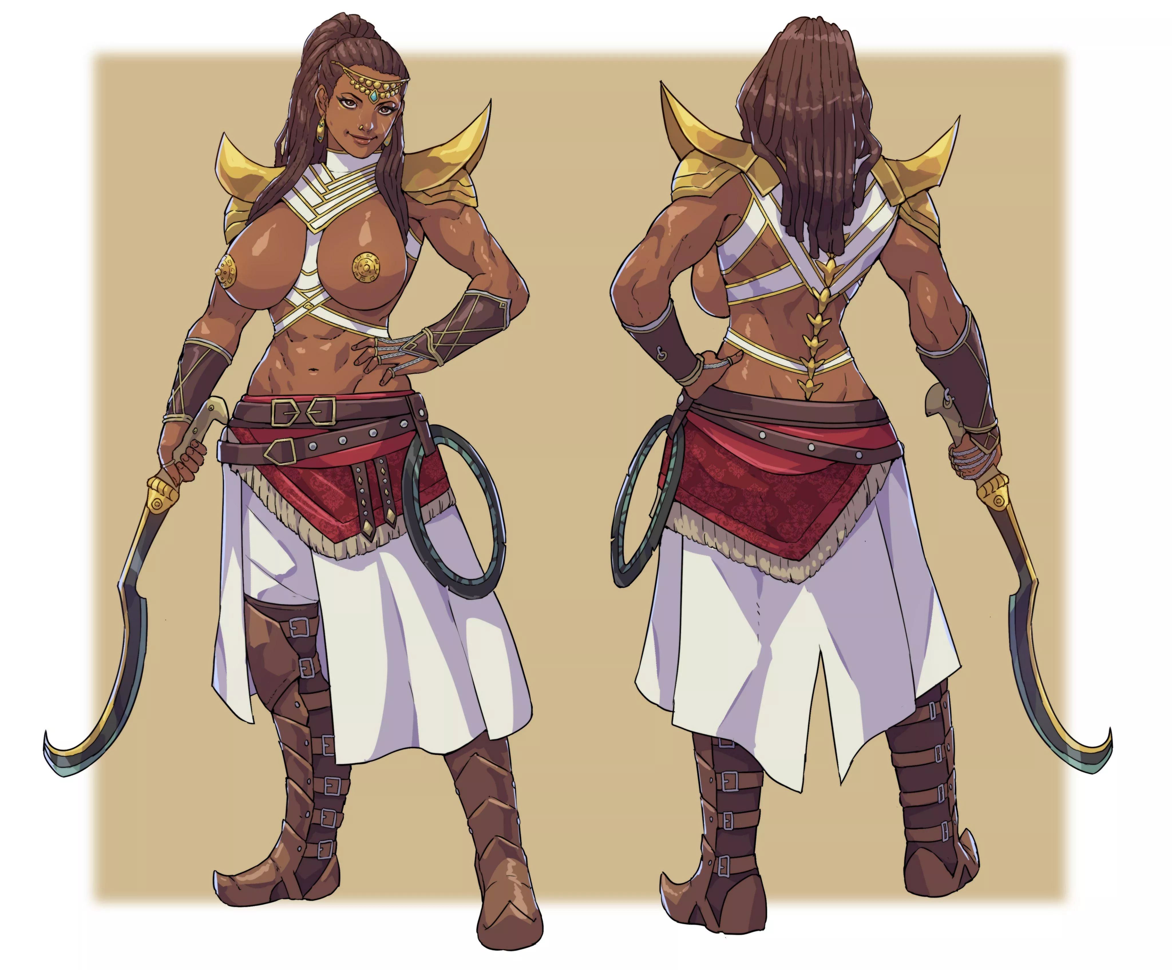 A Modestly Dressed Warrior.(@cirenkoyenk) posted by TheTMoneyMan