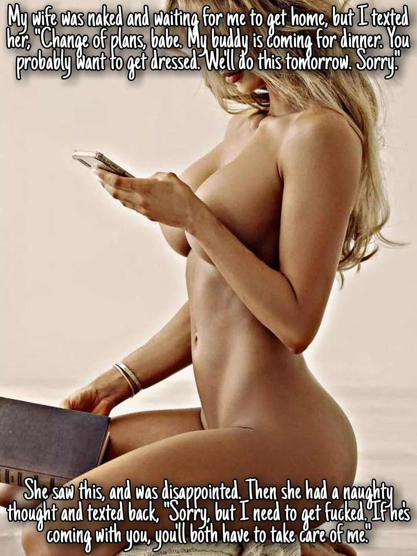 A naughty idea! posted by WantToBeSharer