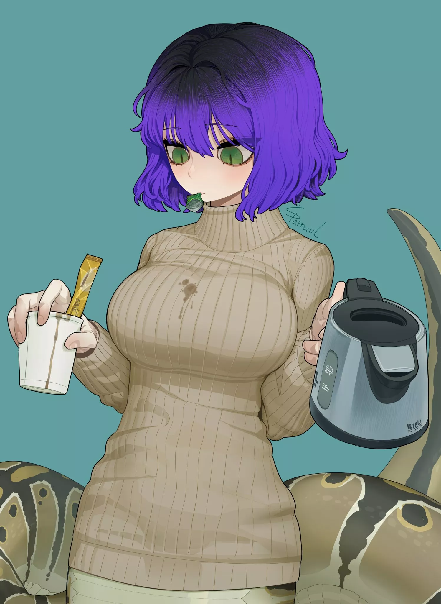 A nice Comfy Lamia GF :3 (Sparrowl) posted by AnnualObject