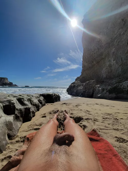 A photo from my first naked adventure. Had a beautiful time and grateful that I managed to avoid getting a sunburn. by Traditional-Offer100