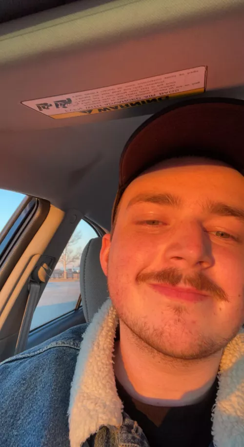 a pic of me watching one of the final sunset of winter by TheIconicLegend