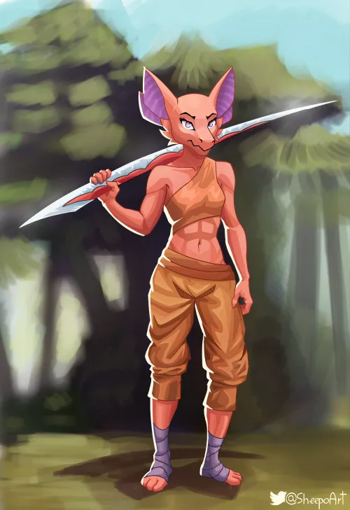 A proud warrior (Art by me) by RickySerni