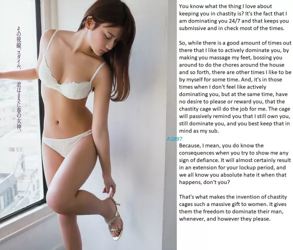 A reflection on the positives of chastity. 24/7 domination by youngasianguy1