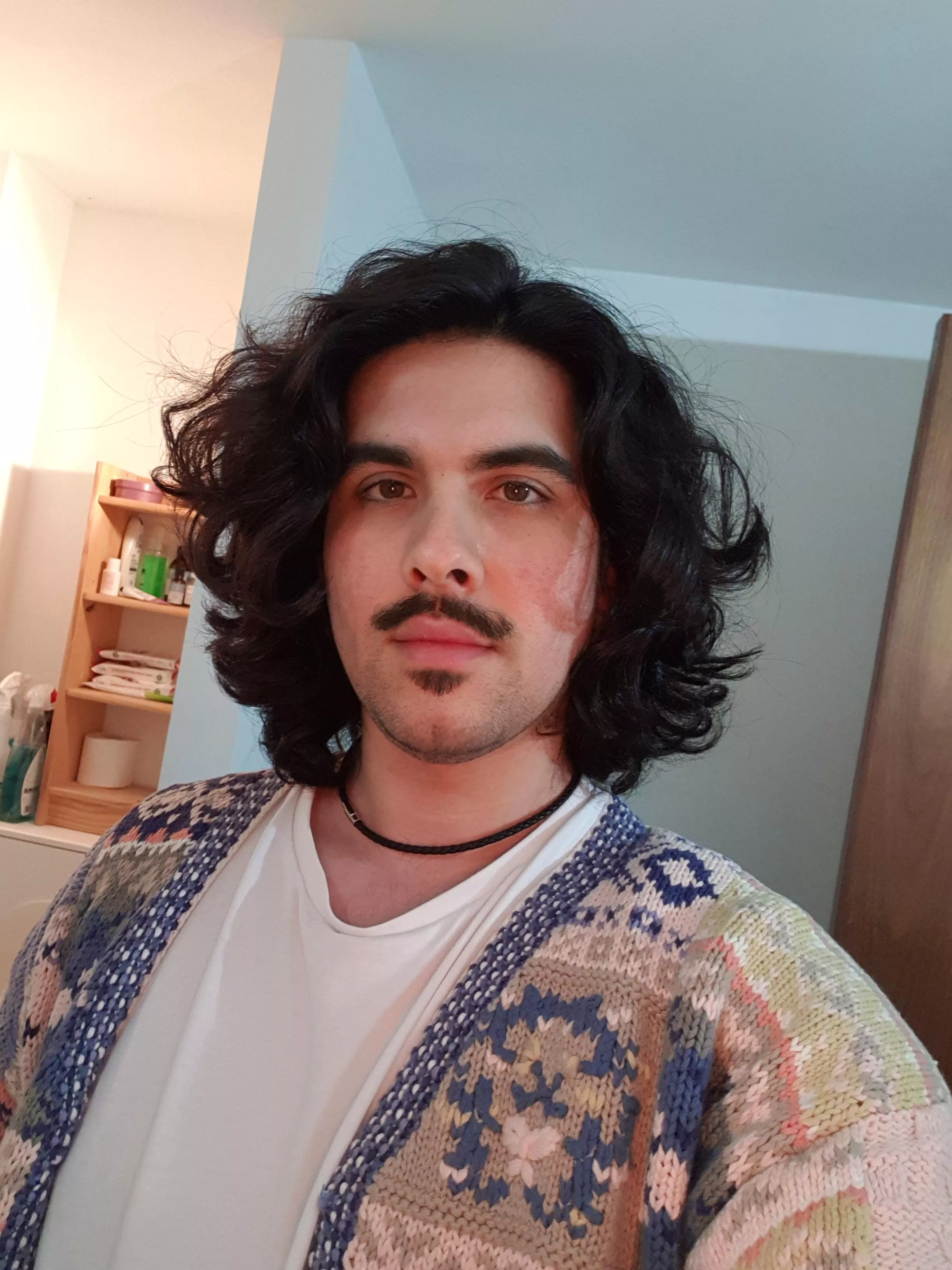 A selfie to celebrate getting mostly ready to start streaming soon! posted by Safiibox