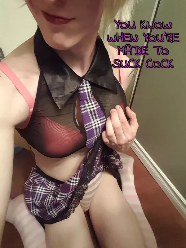 A sissy knows what they need 😇 posted by jadedpeachy