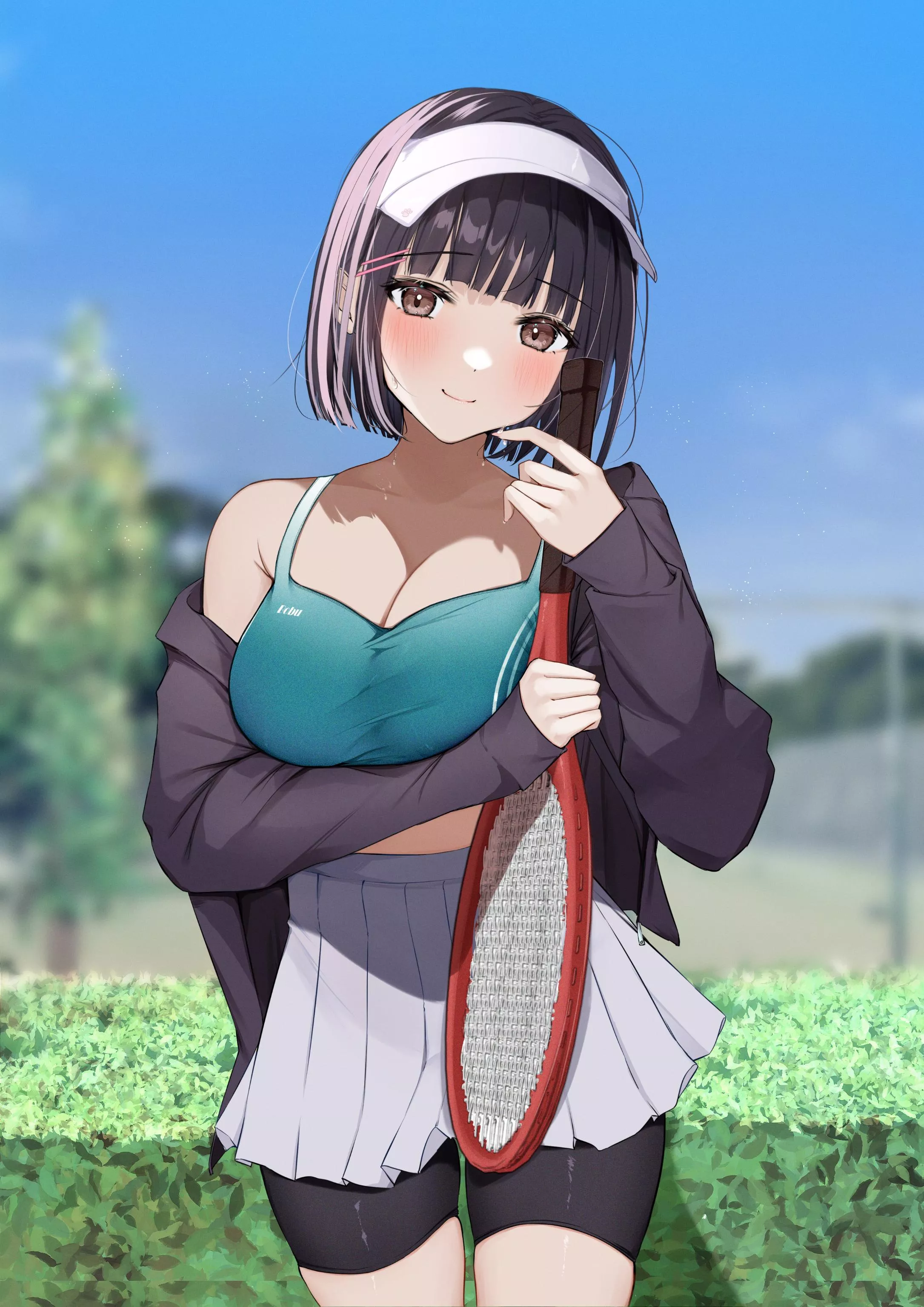 A tennis player's cute smile (Uiri) [Original] posted by VietCock