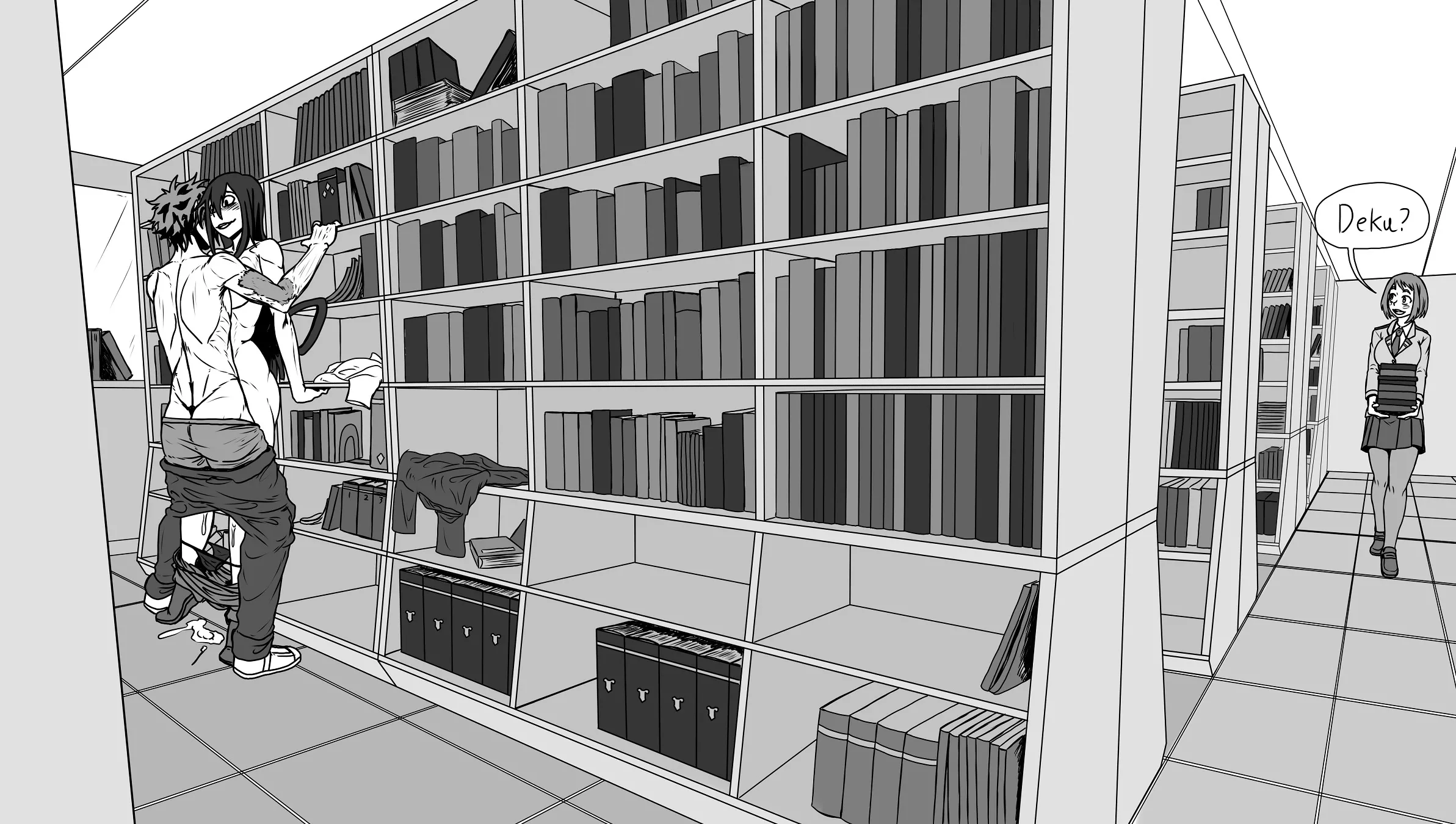 A tryst in the back shelves (by me) posted by kiahl