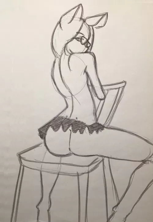 A user on Twitter drew a picture based on a photo of me (Twaa33) by AlexSkullUterna