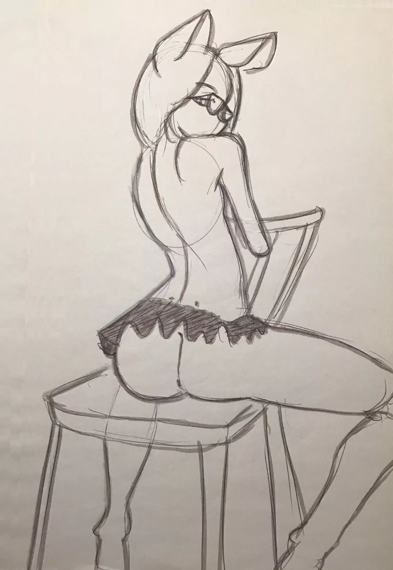 A user on Twitter drew a picture based on a photo of me (Twaa33) posted by AlexSkullUterna