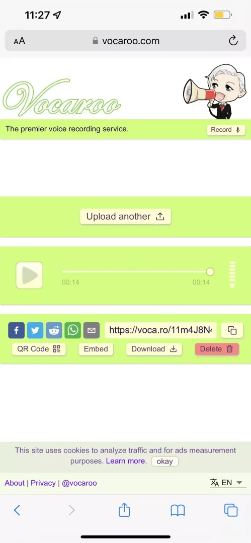 A voice note on my love for bbc https://vocaroo.com/11m4J8N4ROxI posted by hkhan1995