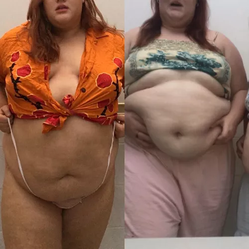 a years progression 🤤 of course my goal is to at least double it this year, but i’m so much softer already! by ThePiggyGirls