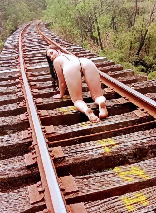 About to have a train ran on me. by ExtraAbrocoma6055