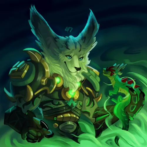 Absolute BEAST of a commission I finished yesterday! by helodrome