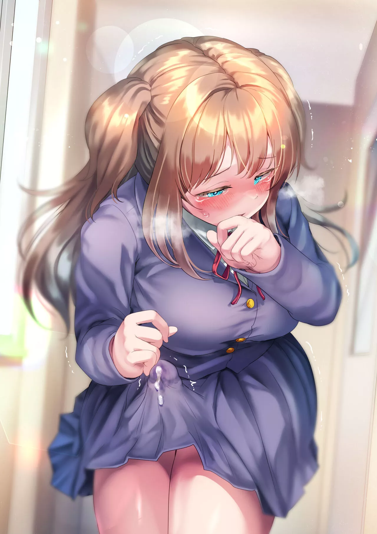 Accidentally edging in the hallway posted by friggityfrang