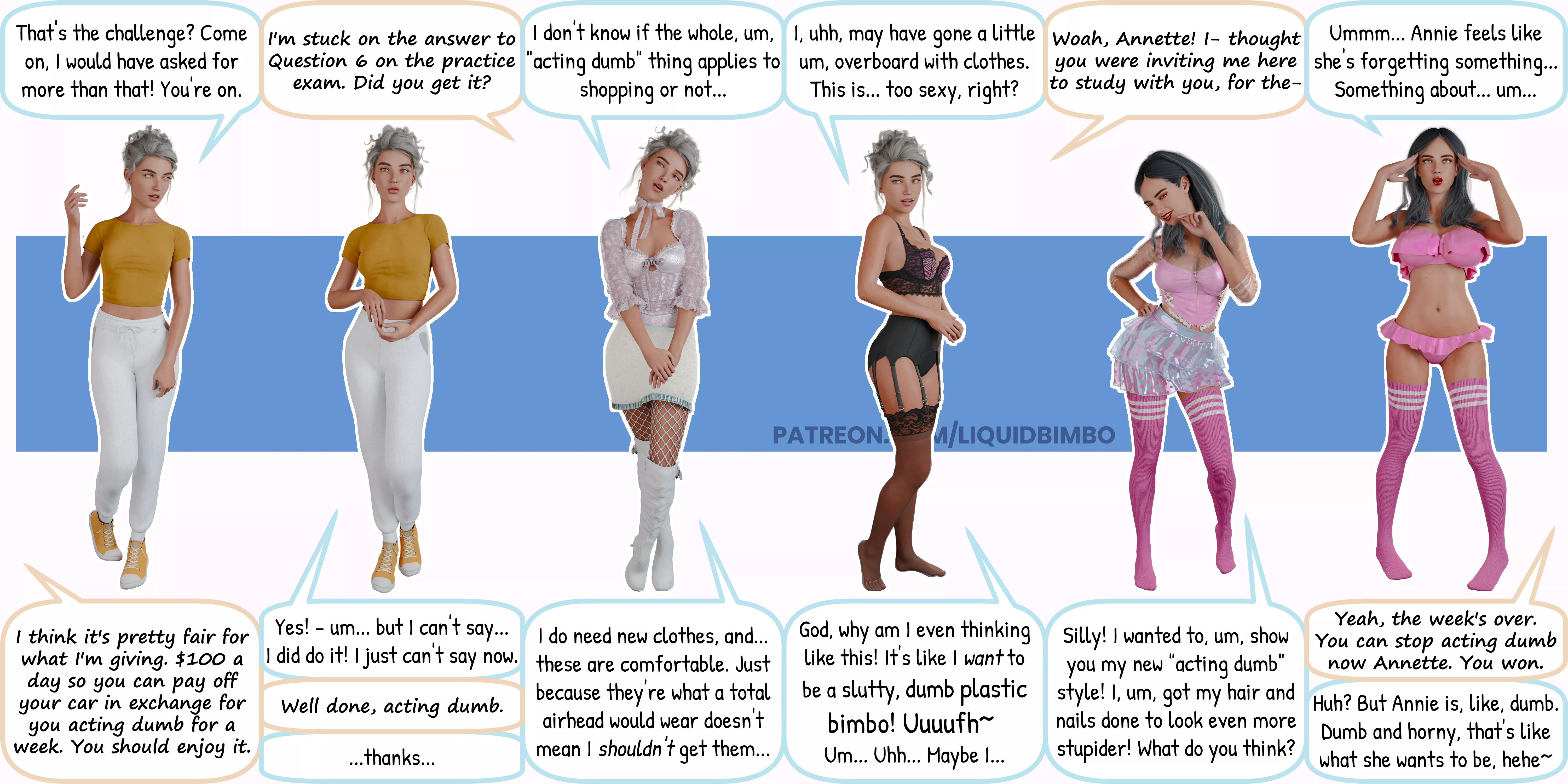 Act Dumb by LiquidBimbo posted by liquidbimbo