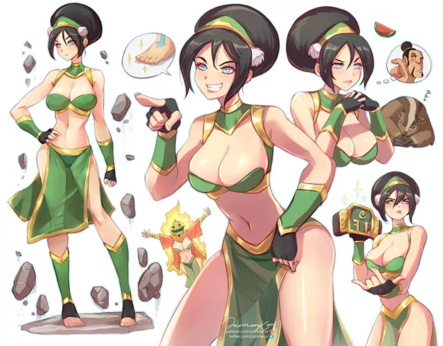 Adult Toph (Jammeryx) [Avatar: The Last Airbender] by SecretMystogan