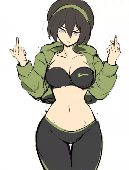 Adult Toph (Rakeemspoon) by SecretMystogan