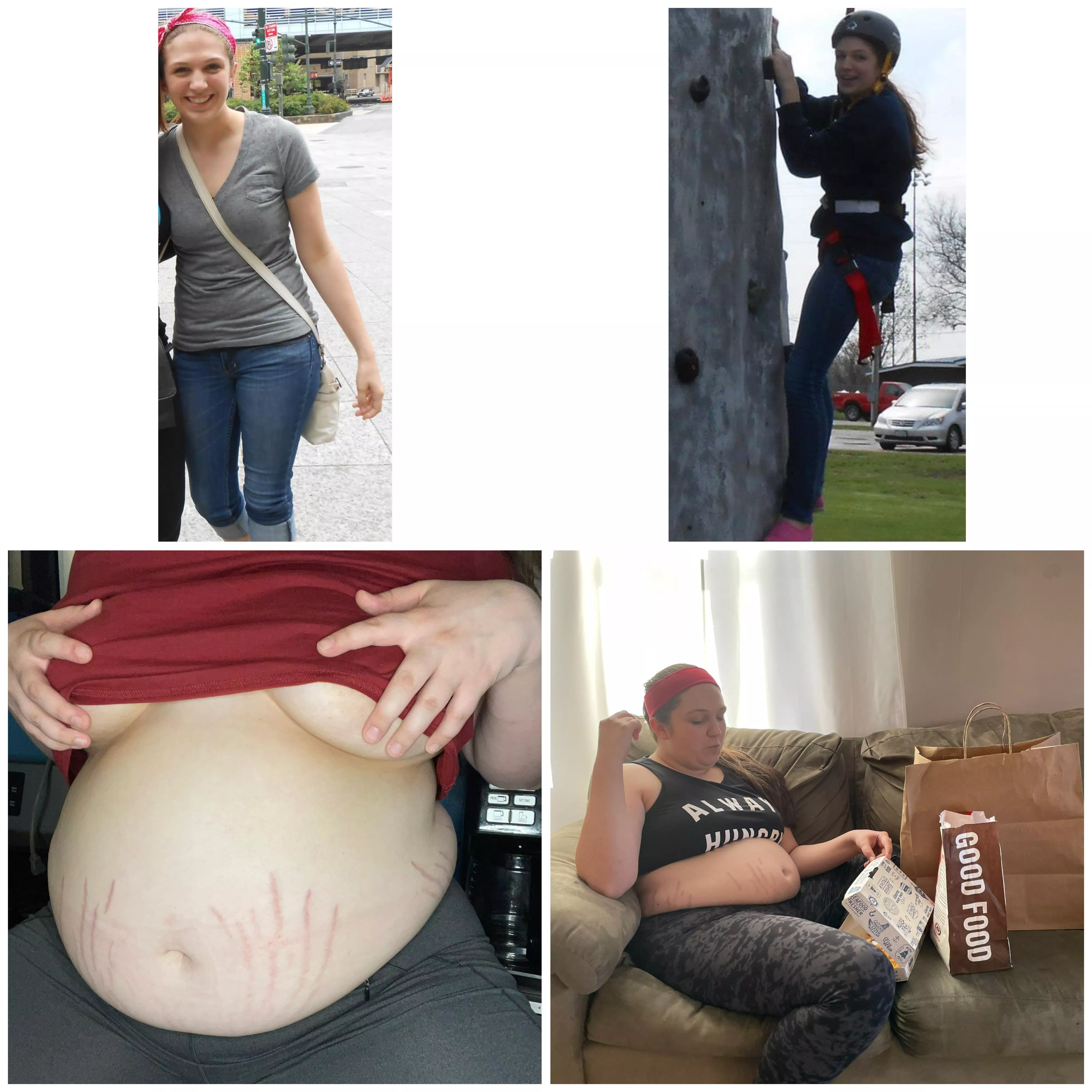 Adventurous to Gluttonous posted by Chipmunk3333