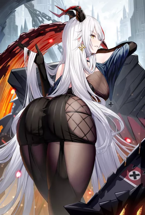 Aegir thicc thighs (Azur Lane) by YellowStarZz