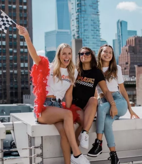 AEPhi racing day by swordmastax10