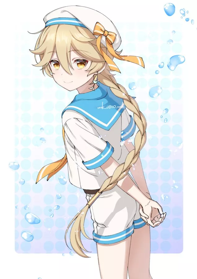 Aether in his cute uniform posted by hellish_cold