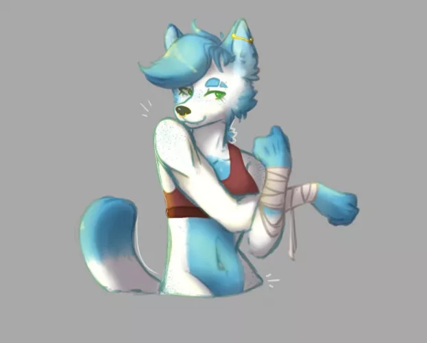 after 4 hours I finally managed to finish her! by soy_sprout