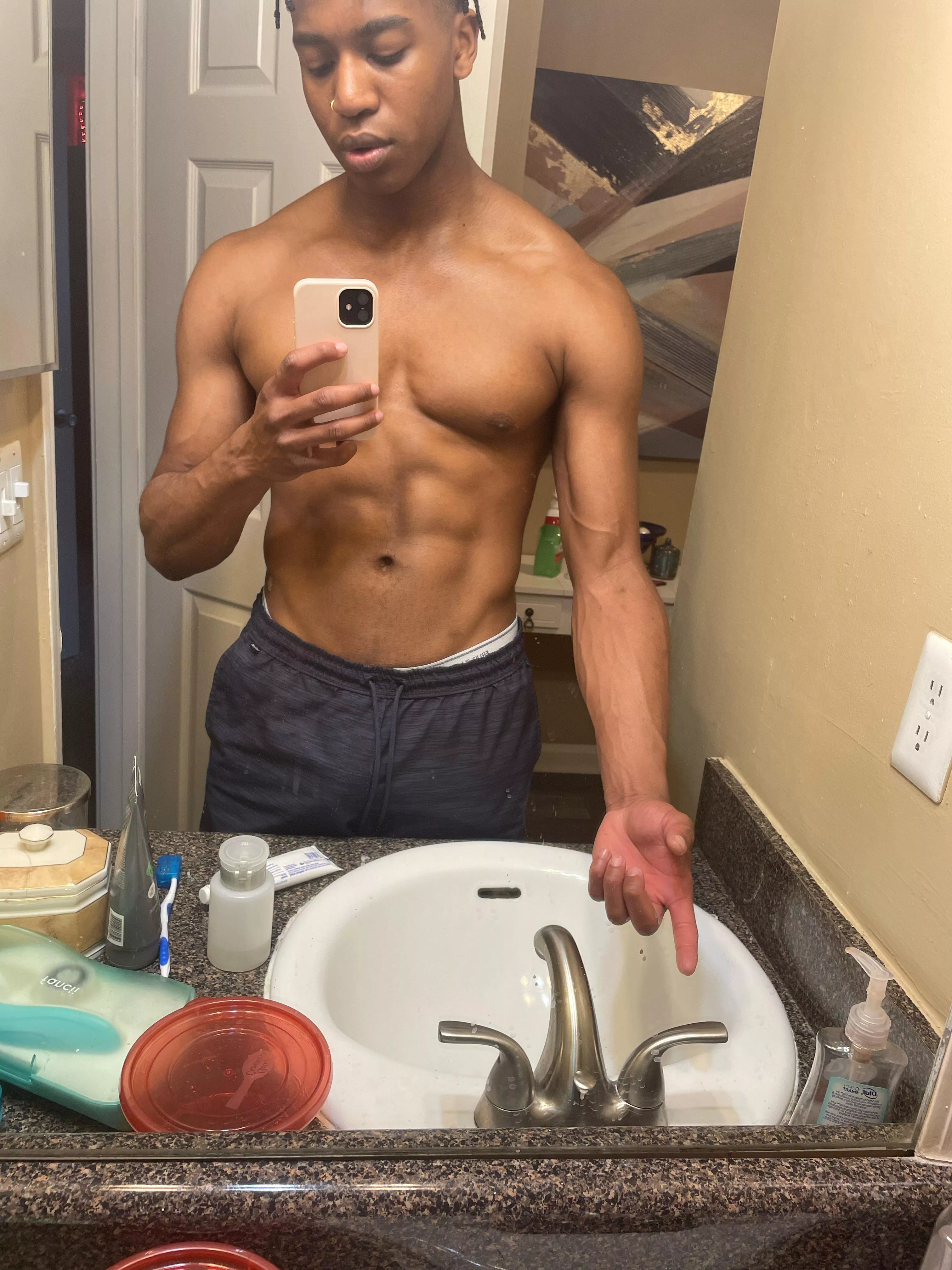 After a couple of push-ups 🤘🏾 posted by Ok_Plane2154