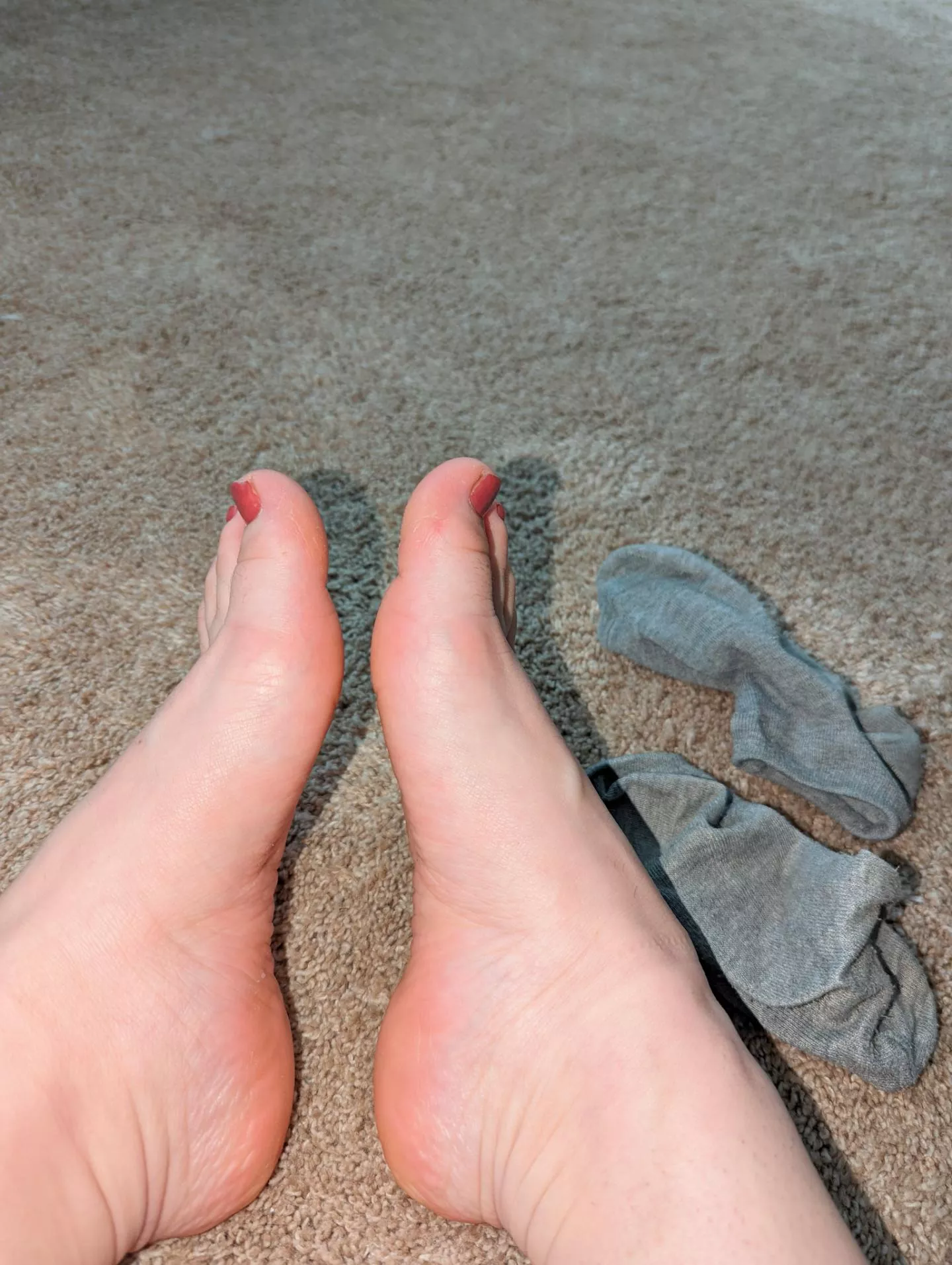 after a long day, my feet are sweaty & smelly just for you! posted by FantasyHorrorXO