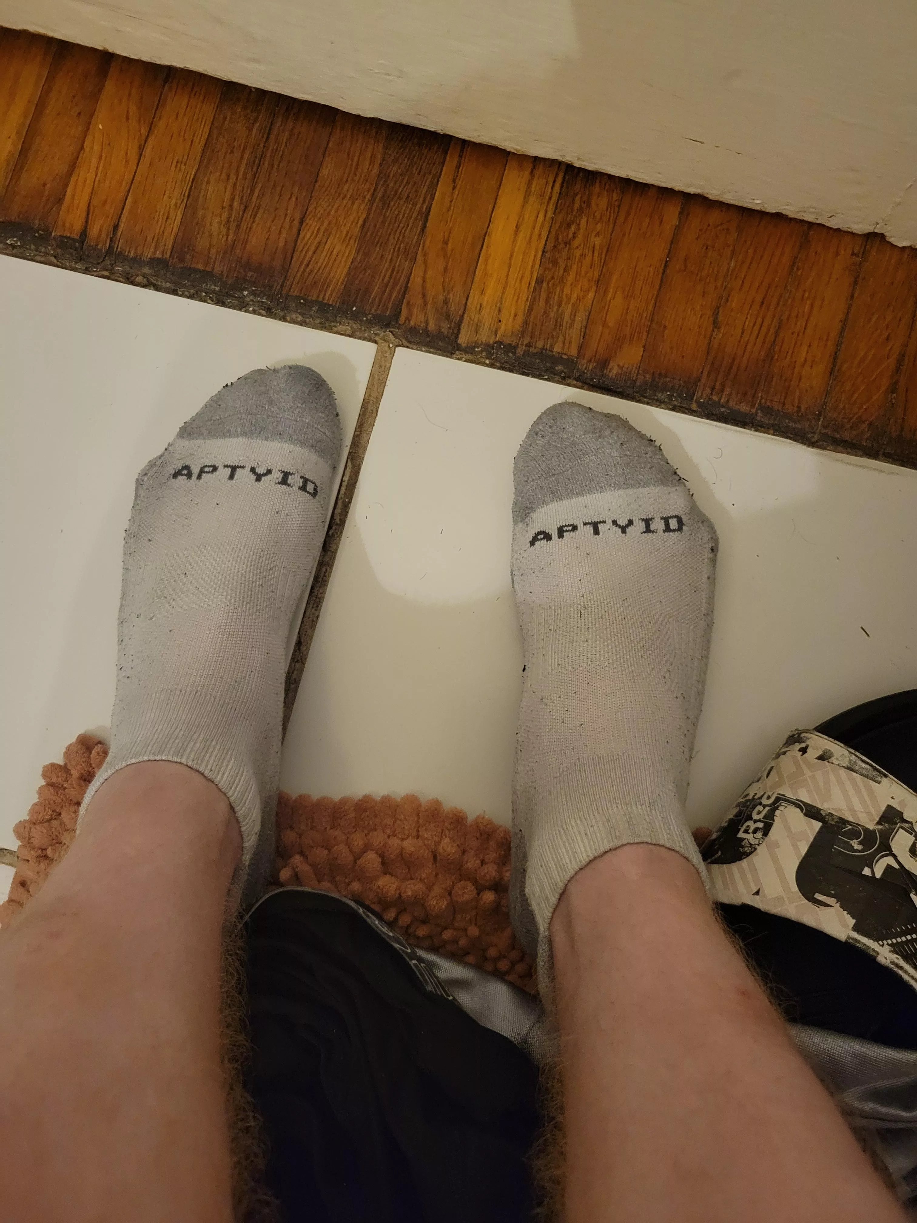 after a long day of work my feet are nice and sweaty posted by redheadedguy12