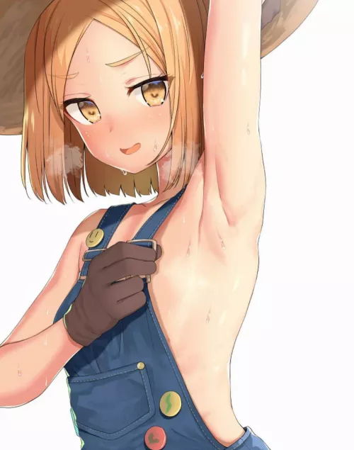 After a Long Warmy work day in the farm~ by Ok_Life1523