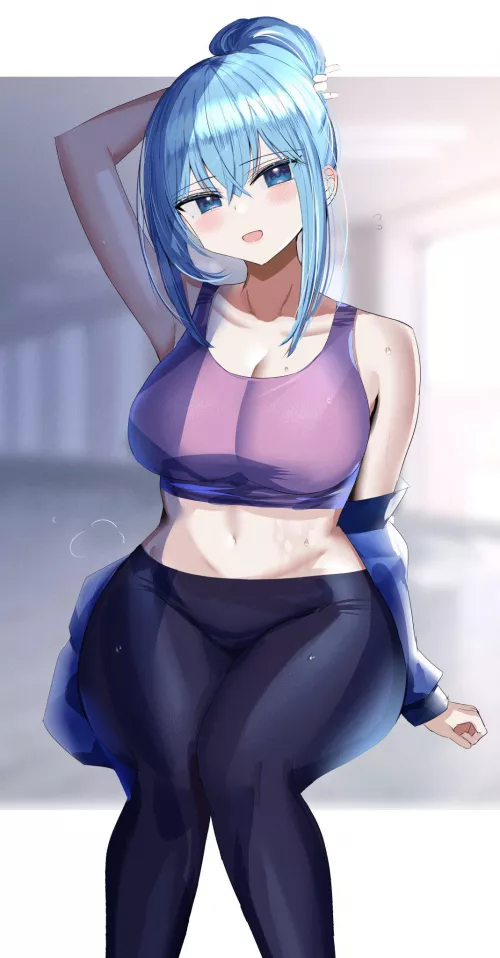 After a workout by Ero_sekusu_kun