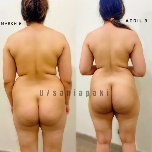 After just one month in gym by saniapaki