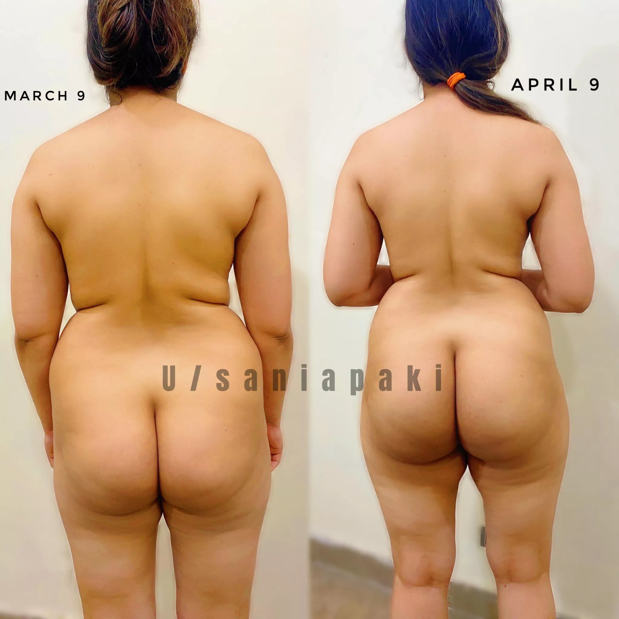 After just one month in gym posted by saniapaki