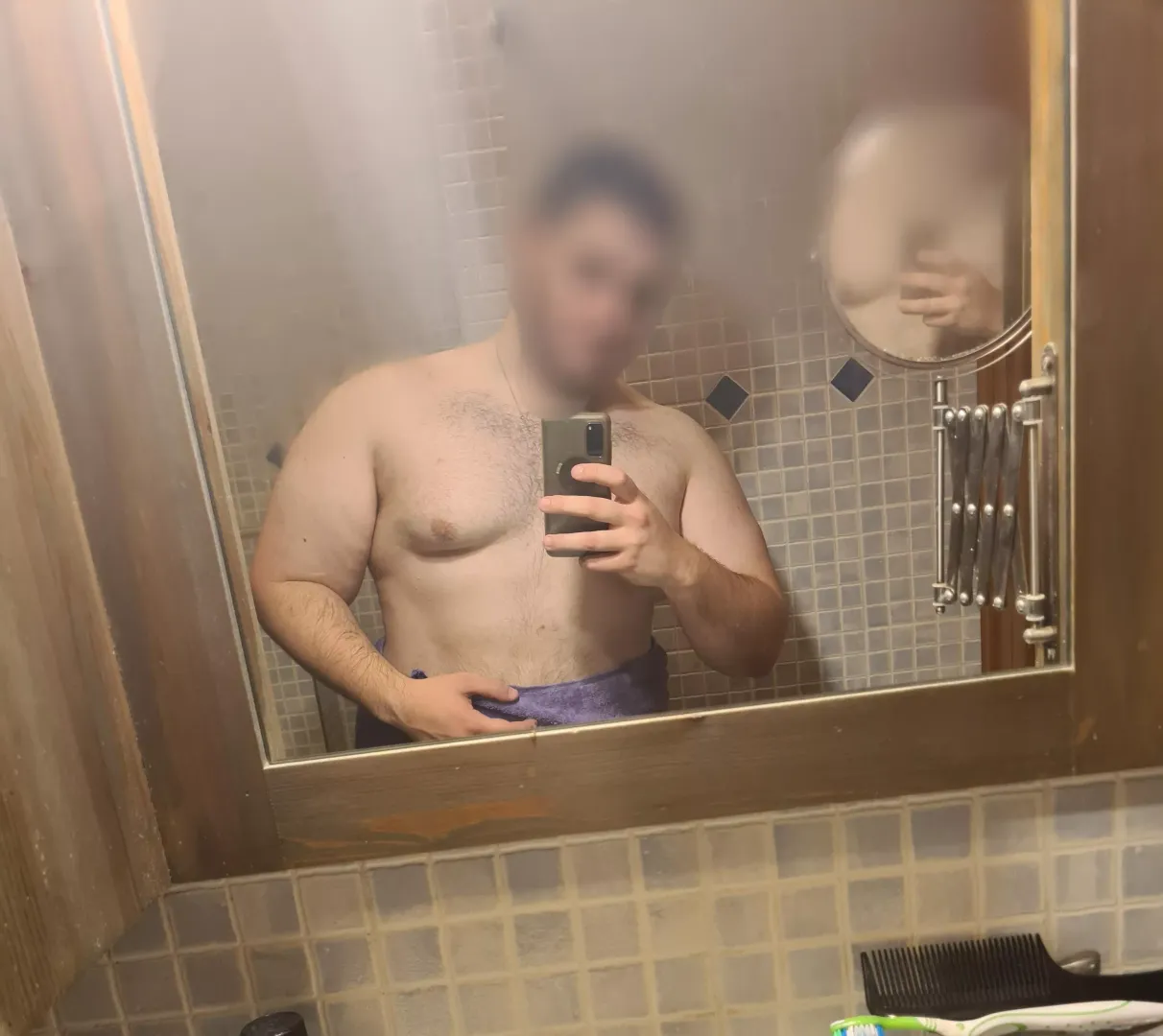 After shower, still insecure about my body 🥺 by ItsYeChubby