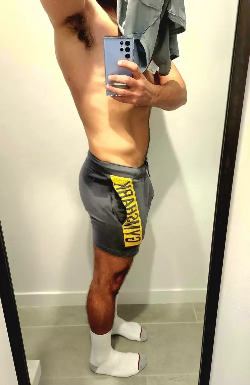 After workout sweaty pit. Who wants to make it more wet? by Hungry_Moose2523