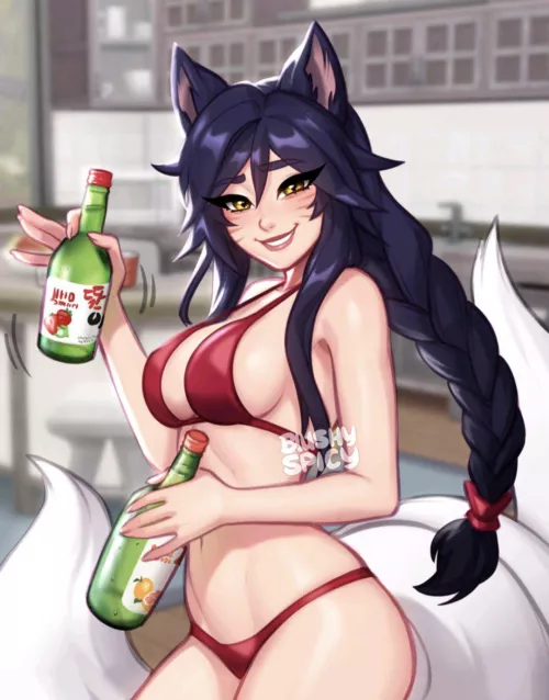 Ahri (Blushypixy) by Discalt96