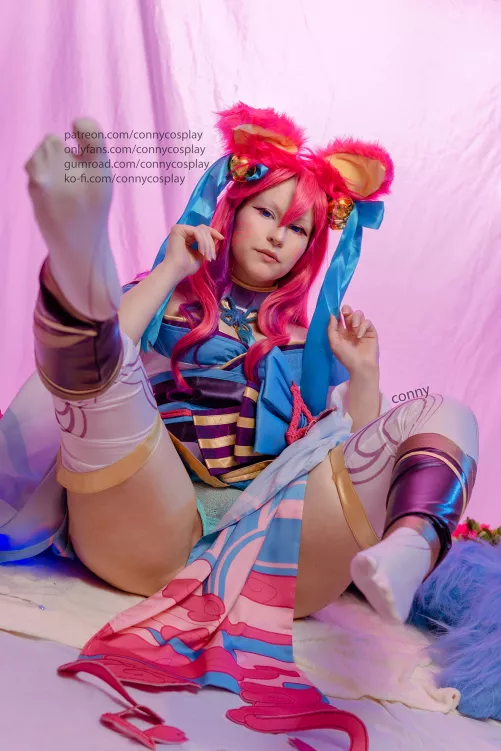 Ahri from League of Legends by connymi by connymi