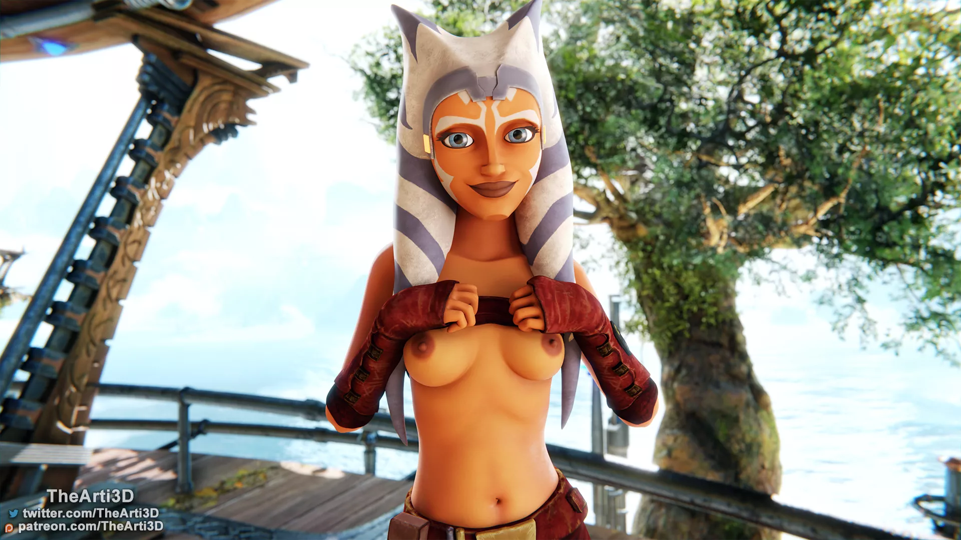 Ahsoka's old attire. Part 2 (TheArti3D) posted by TheArti_3D