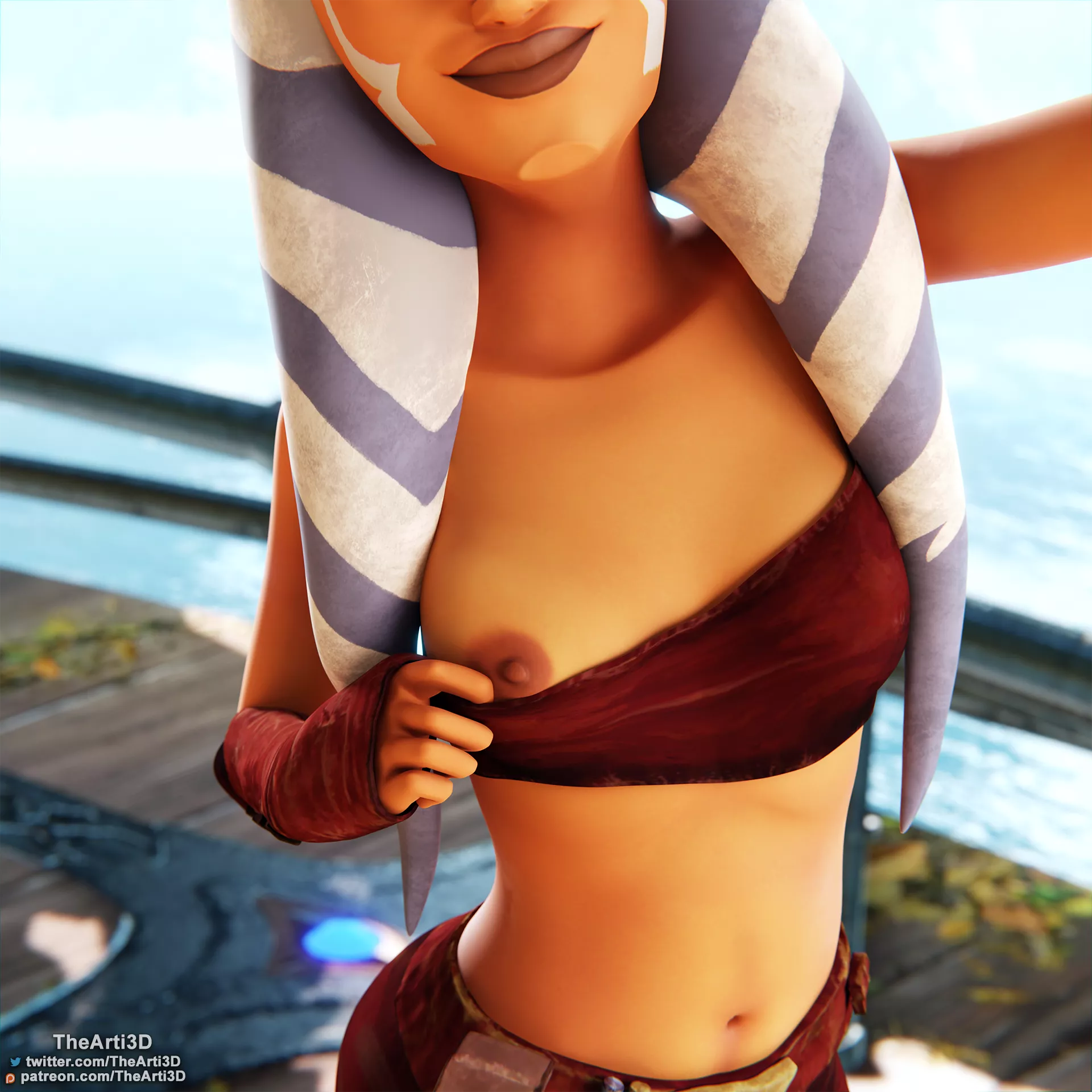 Ahsoka's old attire (TheArti3D) posted by TheArti_3D