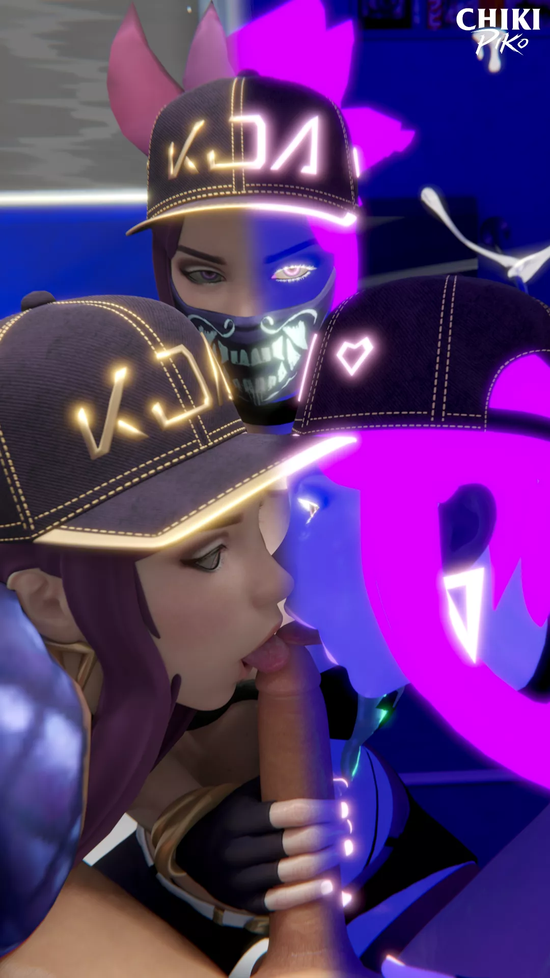 Akali's clones are doing blowJob (Chikipiko) posted by CHIKIPIKO