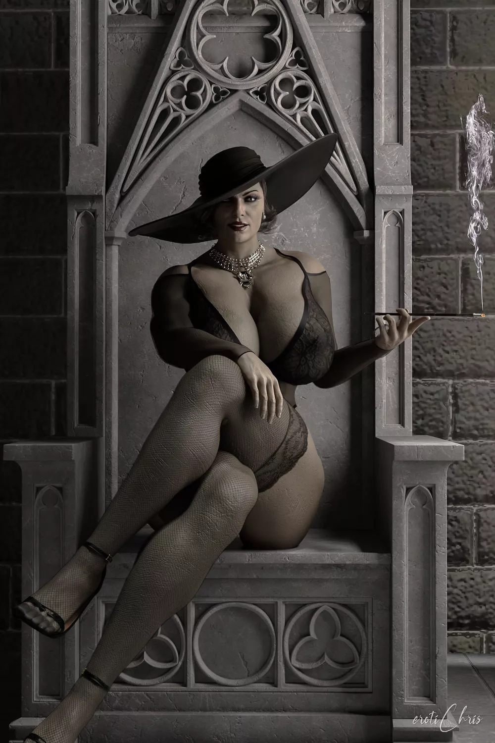 Alcina Dimitrescu (ErotiChris) [Resident Evil] posted by daniel650000